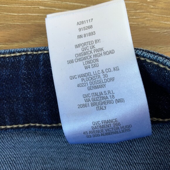 LOGO lori goldstein mid rise skinny jeans size 12 - Picture 9 of 10